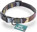 Embark Dog Collar - Adjustable Heavy Duty Outdoor Pet Training Collar | Built with Durable Waterproof Nylon, a Heavy Duty D-Shape Leash Attachment Hook, and an Adjustable Strap - Azure